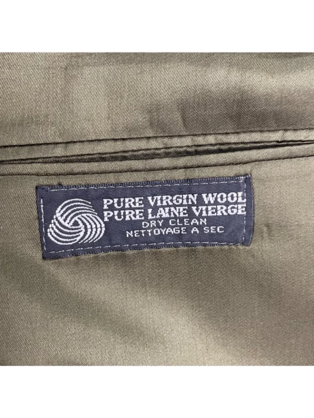 VTG Bugatchi x Michael Jordan Men's Double Breasted Blazer Olive Green • 42R US